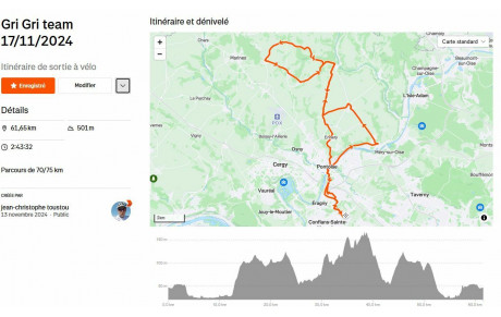 Sortie du 24/11/2024 dans le Vexin 